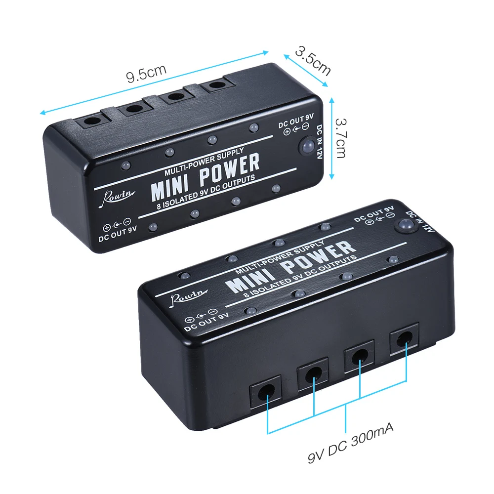 Rowin LEF 329 гитарный эффект мини источник питания 8 изолированных 9 В DC выходов