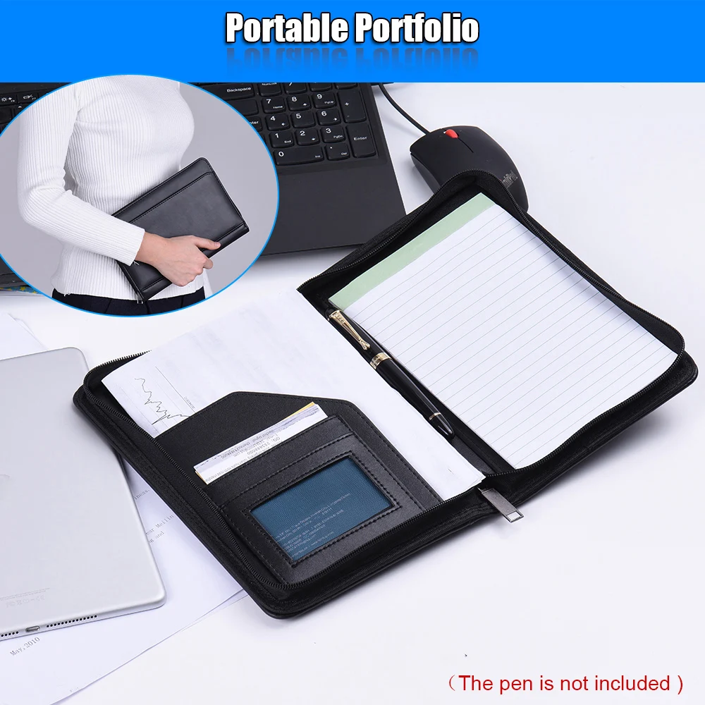 Portable Business Portfolio Padfolio Folder Document Case Portable Business Portfolio Padfolio Folder Document Case