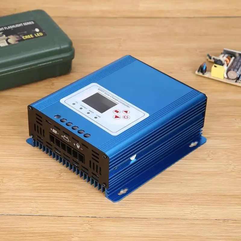 

LCD Display Solar Charge Controller MPPT 30A 12/24/48V Solar Panel Controller Regulator Charge Battery Protection Multiple Load