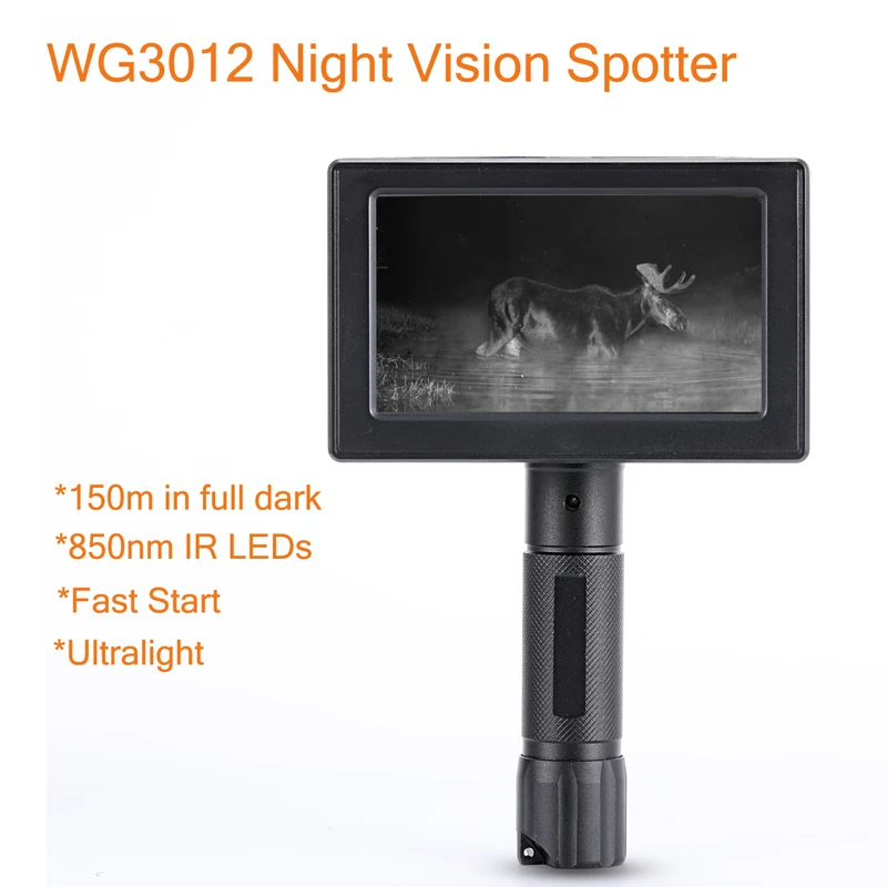 100 м дальность инфракрасного ночного видения, Корректировщик 16 мм объектив, лесная безопасность, видео камеры наблюдения для охотника