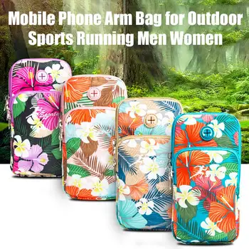 

2019 New Fashion Phone Bag Women Nylon Shoulder Bags Casual Arm Bags Flower Printing Mini Messenger Bag Direct Delivery New