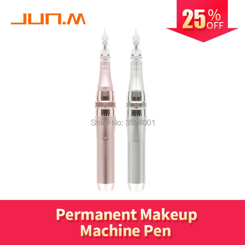 

Hot Selling Pro Tattoo Makeup Permanent Makeup Machine For Eyebrow Lips Eyeliner with 10 pcs Cartridge Needles High Quality