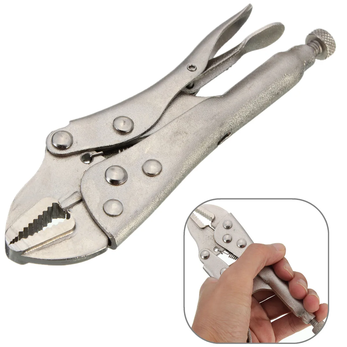 1PCS Doersupp 5 inch Welding Tool Straight Jaw Locking Locking Mole Plier Vice Grips Pliers 14cm
