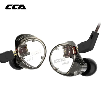 

CCA C04 Earphone 1DD+1BA Balance Armature Dual Driver Detachable In Ear Audio Monitors Noise Isolating HiFi Music Sports Earbuds
