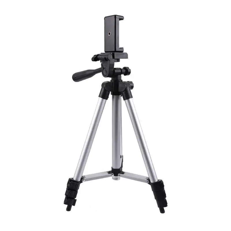 

Professional Camera Tripod Stand Holder For Smart Phone iPhone Samsung C With grip for adjusting head position timer shoots