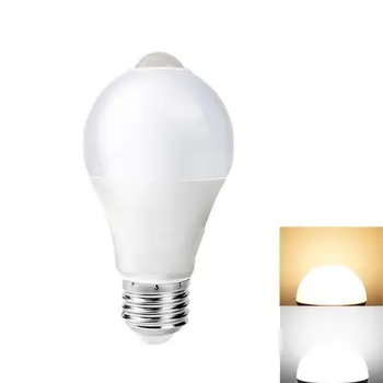 

PIR Infrared Motion Sensor LED Night light E27 Induction Bulb lamp For Stair Pathway Corridor Emergency lighting 85-265V