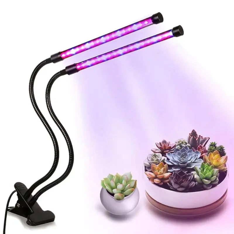 

20W 60 LED Grow Light 3 mode 5V USB Dimming Flower Plant Greenhouse Grow Clip Lamp plants grow led light EU/US Plug