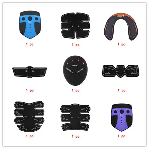 

1pc Replacement Part Muscle Stimulator EMS Figure Body Slimming Machine Abdominal Muscle Tens Exercise Slim Belt Rechargeable