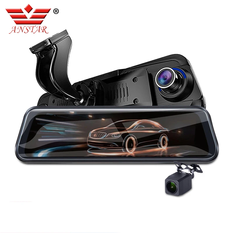 Buy ANSTAR 2019 New 4G Android DVR Dash Camera HD 1080P Mirror Dvr Car Camera Recorder ADAS Alarm Systems Dash Cam Night Vision