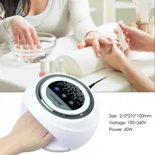 60 Вт УФ светодиодный светильник для ногтей автоматический датчик льдинка светильник для ногтей гель для ногтей инструмент для дизайна ногтей профессиональный светодиодный светильник Сушилка для ногтей несколько времени