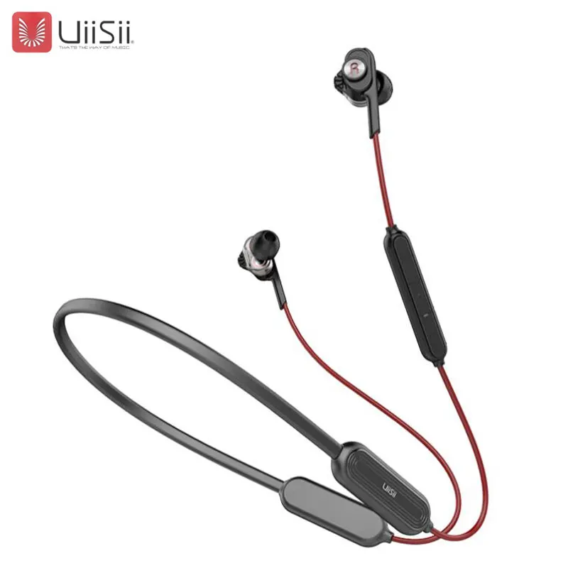 UiiSii BN60 Беспроводной Bluetooth гарнитура двойной динамическими наушниками вкладышами