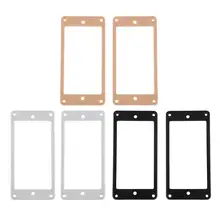 2шт золото/серебро/черный пластик гитара хамбакер монтажные кольцевые рамы для электрогитары 30 мм x 45 мм