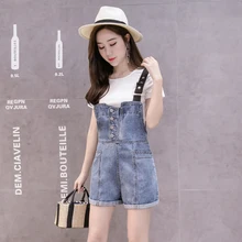 Лето г. Frazzle джинсовые шорты для женщин тонкий ремень джинсовые шорты с карманами колледж Ветер Suspendersr слинг Curl