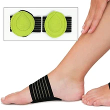 Пятки ортопедические стельки от плоскостопия Массажная прокладка стельки эластичная повязка Арка Поддержка Подушка хлопок тампон Красота аксессуары