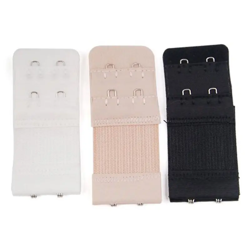 

Women Bra Strap Extender 2 Rows 2 Hooks Bra Extenders Clasp Strap Sewing Tools Intimates Accessories