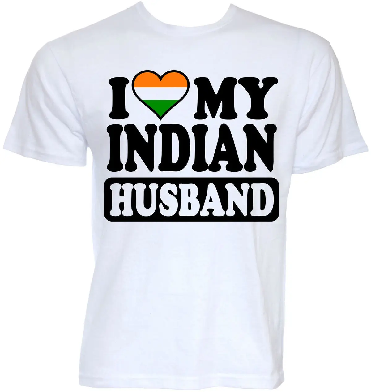 

MENS FUNNY COOL NOVELTY INDIAN HUSBAND INDIA FLAG T-SHIRTS JOKE GIFTS PRESENTS Short Sleeve Discount 100 % Cotton T Shirts