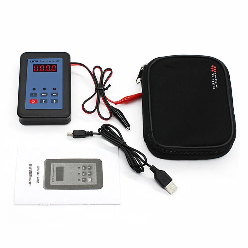 

Portable 4-20mA Signal Generator 0-20mA 0-110mV Calibrator LB78 High Exactness mA mV Signal Current Calibrator