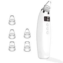 Электрический удаления угрей вакуум Небольшой пузырь лицо поры очиститель акне смазка грязь удаления кожи Омолаживающий инструмент