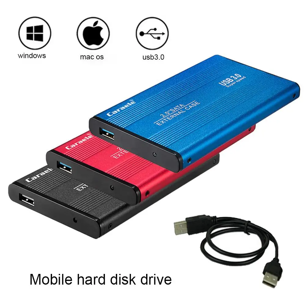 

Portable 2.5 HDD 1TB External Hard Drive 2.5" 500GB Metal Case USB 3.0 Laptop Mobile Hard Drive For Windows Mac up to 5Gbit/ s