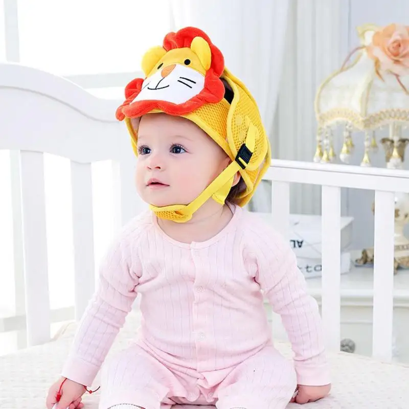 

Anti-collision Infant Protection Soft animal Hat Baby Protect Helmet Anti-fall Head Protective Cap Walking Kid cap Safety