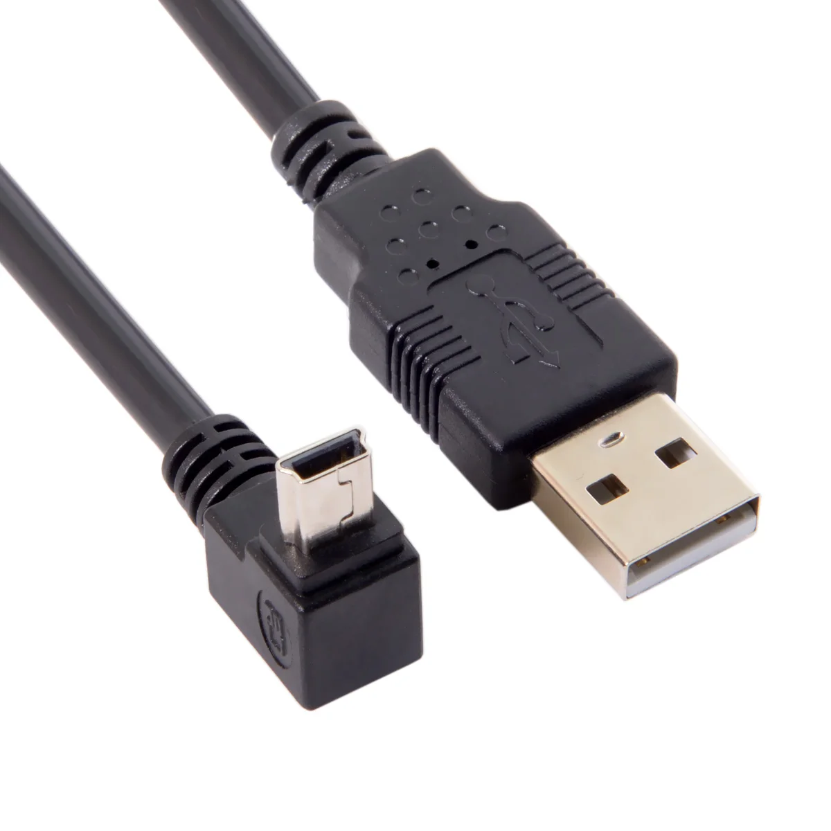 Chenyang USB 2,0 A type Male to 90 Degree Up угловой USB Mini B 5pin Male Кабель 50 см