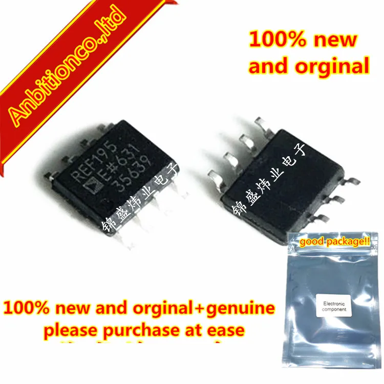 Electrical Equipment Supplies Low Dropout Voltage Reference 10 X Ref195g Ref195gsz Sop 8 Precision Micropower Semiconductors Actives