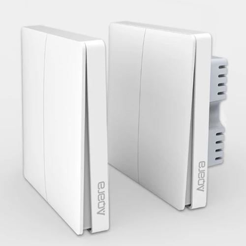 

2PCS Aqara Intelligent Wireless Wall Mounted Double Key Light Control Switch from