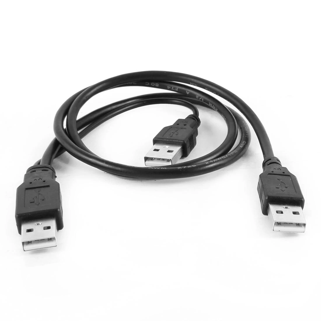 USB 2.0 A to 3A Male Y Splitter Data Power Cable 2.5Ft Black for PC | Электроника