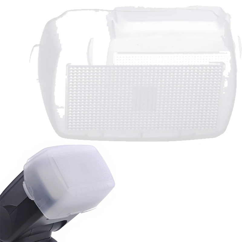 

Camera Flash Diffuser Softbox for Canon Speedlite Speedlight 550EX 540EZ Flash Diffuser Cover Hot Sale 2019