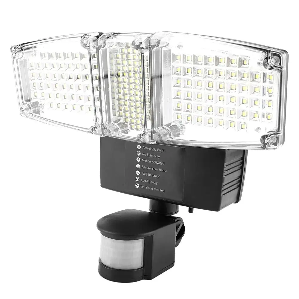

Solar Power 178 LED Body Induction Wall Light Outdoor Garden Waterproof Lamp Body Induction Lamp Solar Power Light
