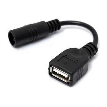 

10pcs/lot CY 5V 5.5 x 2.1mm DC Female to USB AF DC Male Power Connector Cable for Laptop Adapter