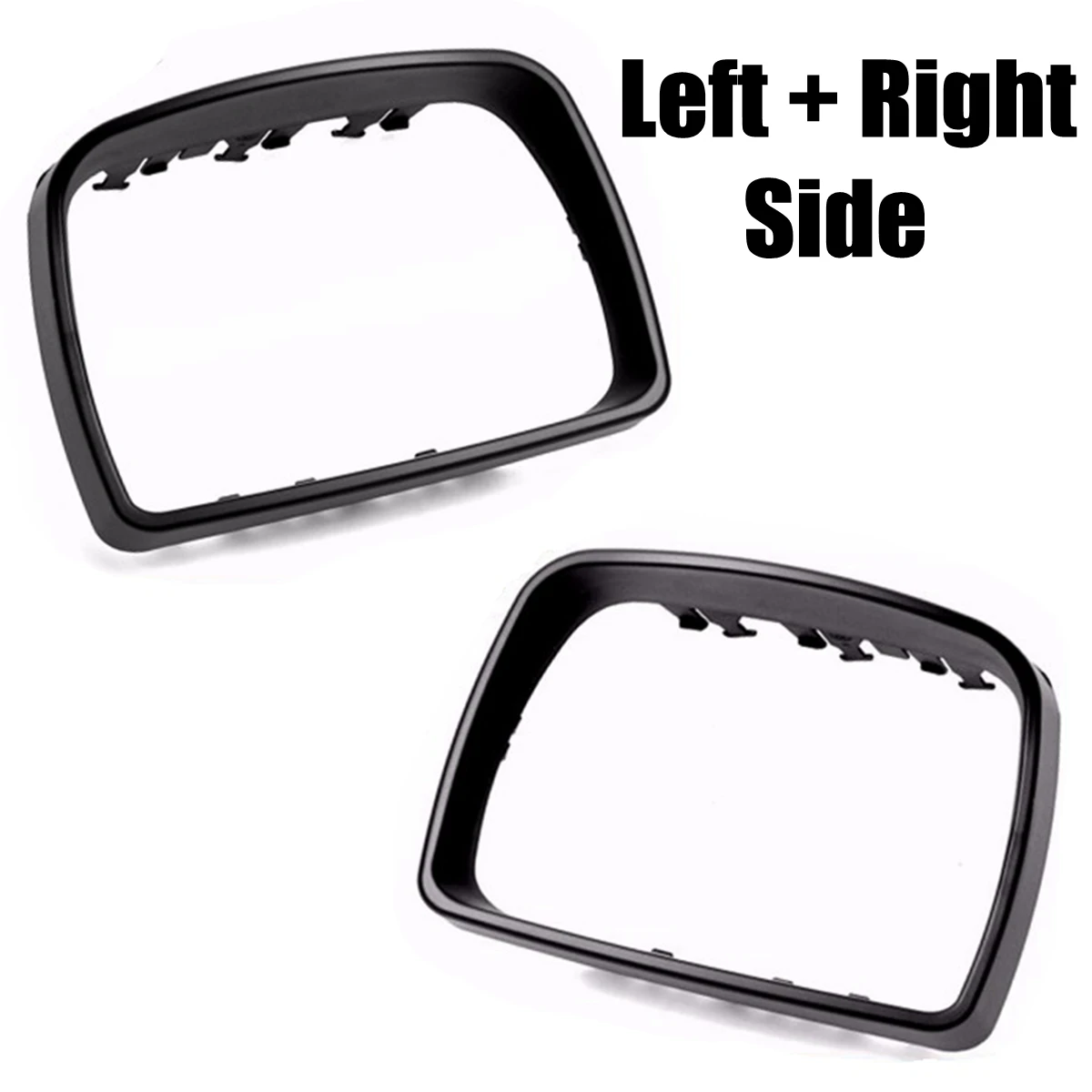 

Pair Left & Right Door Wing Mirror Cover Cap Trim Ring 51168254903 51168254904 For Bmw E53 X5 2000-2006