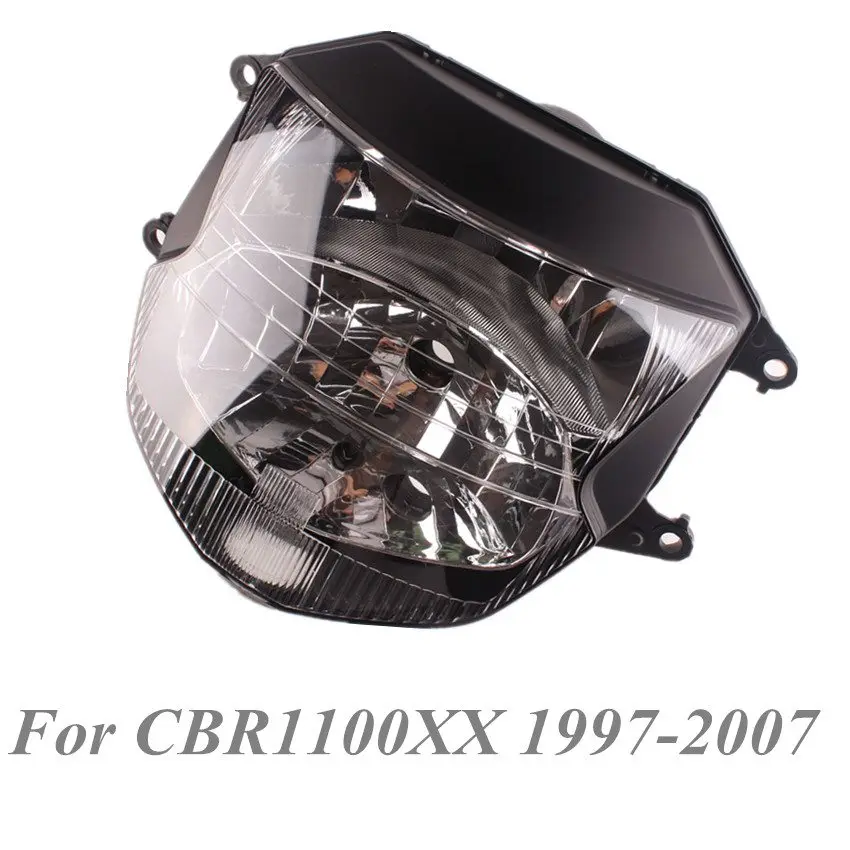 

Front Headlight Head Lamp Assembly For Honda CBR1100XX 1997-2007 98 99 00 01 02 03 04 05 06 Clear