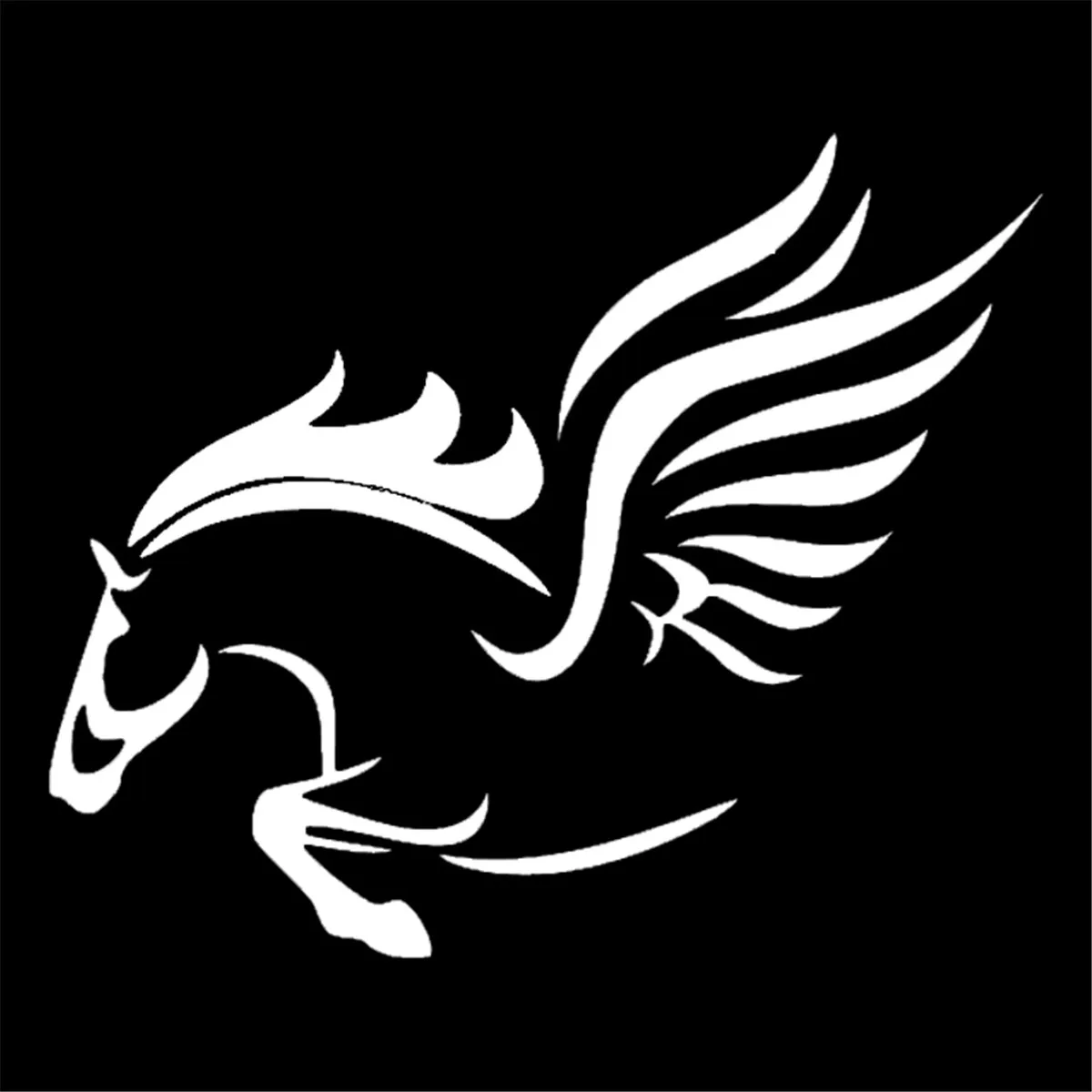 Pegasus Kepribadian Kreatif Lucu Lucu Mobil Stiker Mobil Dekorasi