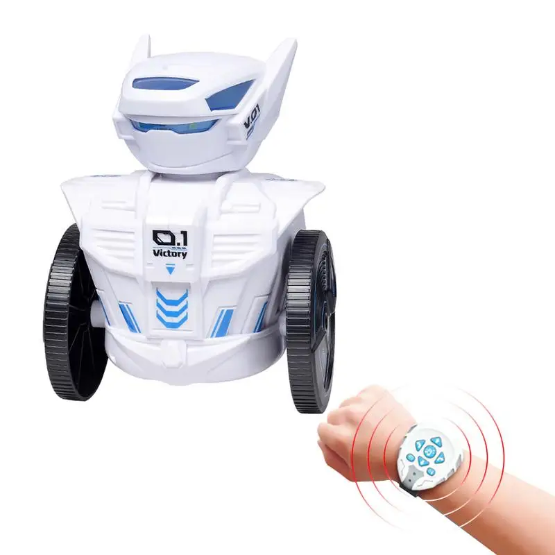 

2.4G Remote Control Watch Remote Sensing Robot - Singing And Dancing With LED Lights Educational Toys For Children