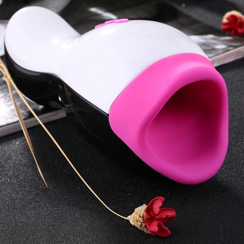 Man Sex Sucking Aircraft Cup Smart Inteligent Heating Vibrating Masturbator Male Penis Enlarger Lasting Erection Exerciser O2