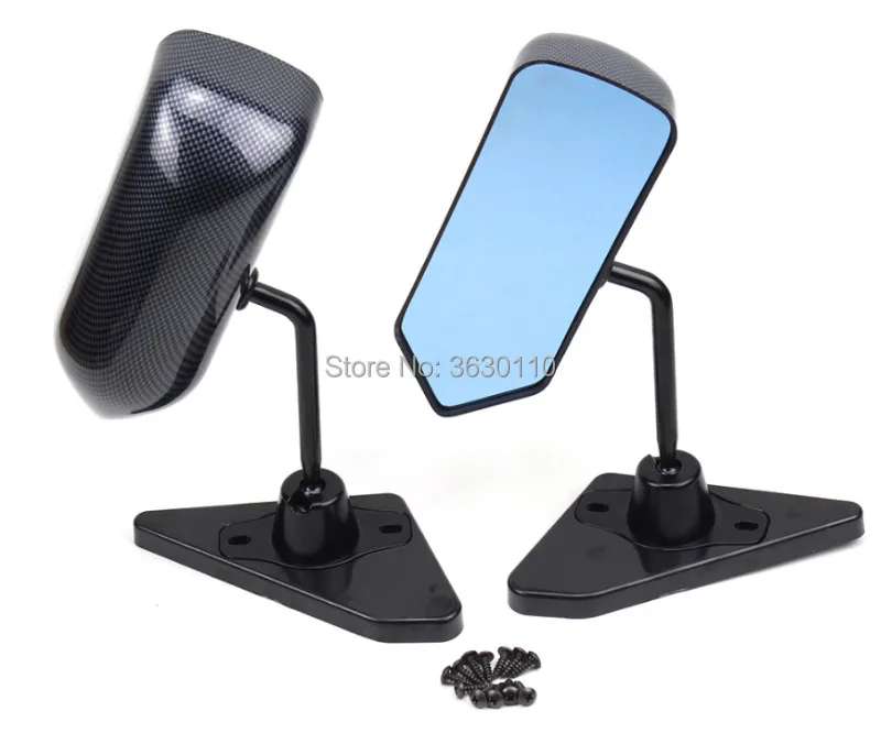 

GP Carbon Fiber look Race Small Mirror Bike F1 Type Kit Side Wing Mirrors Pair Z0727