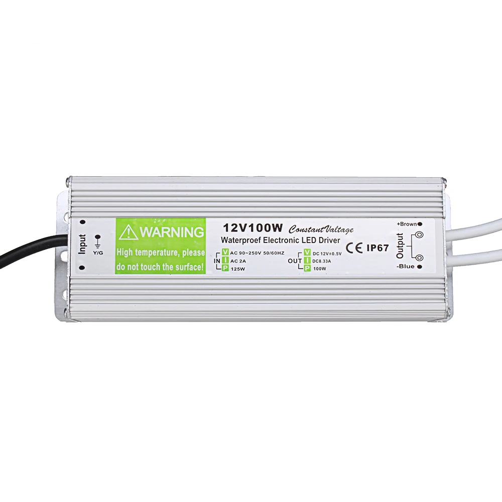 

Waterproof Switching Power Supply 110V-240V 12V 100W 198*70*40mm