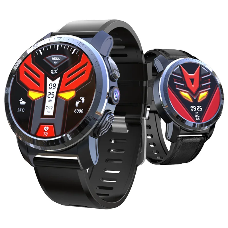 Смарт часы Kospet Optimus Pro GPS 3 ГБ 32 водонепроницаемые 1 39 дюйма Android 7.1.1 AMOLED WiFi с камерой