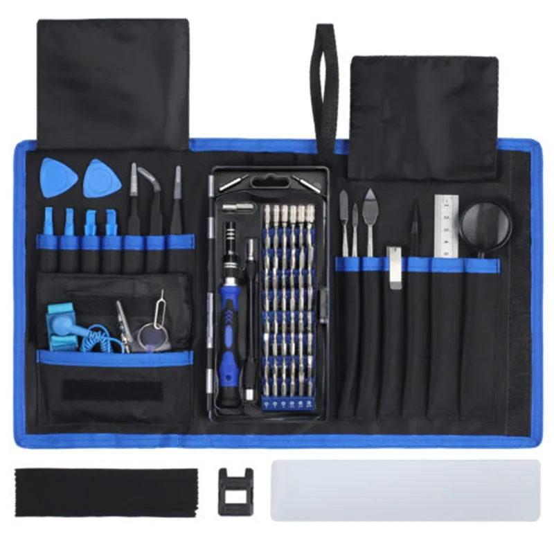 

Magnetic Driver Kit 1mm Bits Precision Screwdriver Set Tool For Repair 82 In 1
