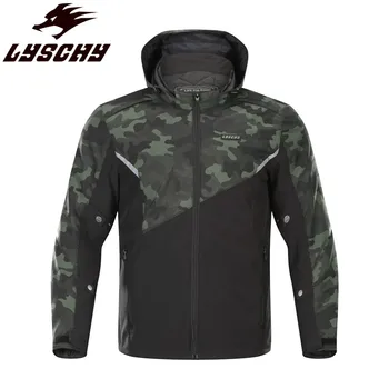 

LYSCHY Hoodie Motorcycle Jacket Riding Moto Man Body Armor Clothing Reflective Coat Protection Suit Rider Motorcycles Jackets