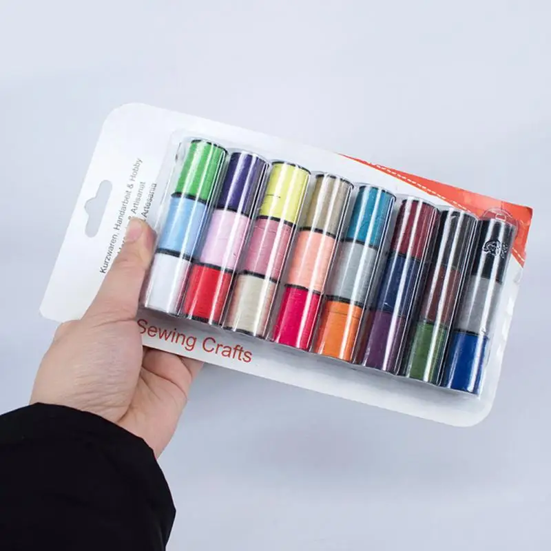 

24PCS Knitting Thread All Purpose Finest Reel home sewing thread Set high quality 24 Colour