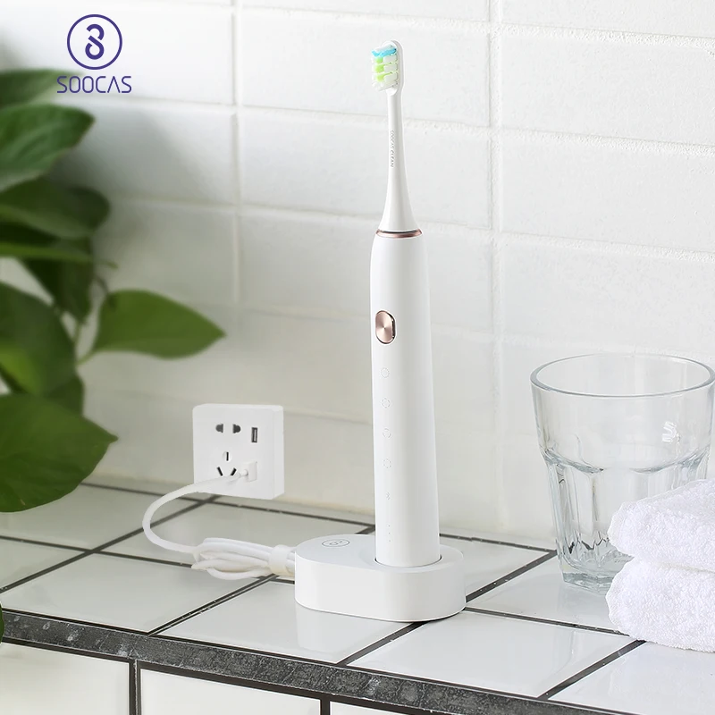 

SOOCAS X3 Adult Electric Toothbrush USB Charging Sonic tooth brush Bluetooth APP Ultrasonic toothbrushes 4 cleaning mode xiaomi