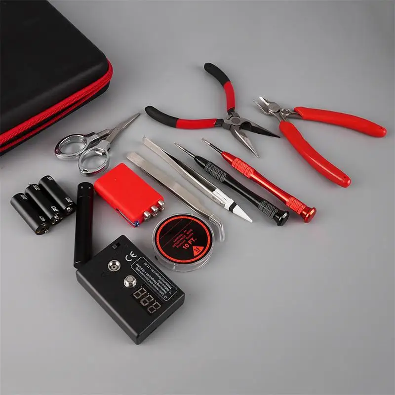 Катушки отец Vape DIY Инструменты для мастера сумка Пинцет плоскогубцы провода