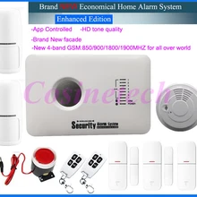 315/433MH Голосовая четкость приложение WCDMA GSM 3g сигнализация с 3 проводными 70 беспроводными зонами защиты Противоугонная безопасная пожарная сигнализация