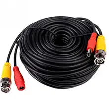 New CCTV Camera Accessories BNC Power Video Siamese Cable for Surveillance DVR Kit Length 1m 5m 10m 20m 30m