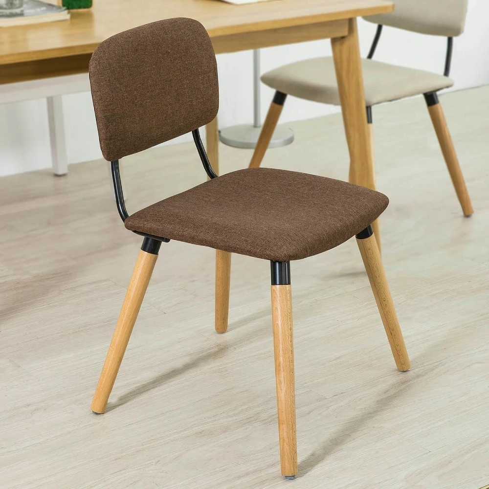 Sobuy Fst54 Dining Chair Kitchen Chair Office Chair Fabric Upholstered Seat Backrest With Wooden Legs Living Room Chairs Aliexpress