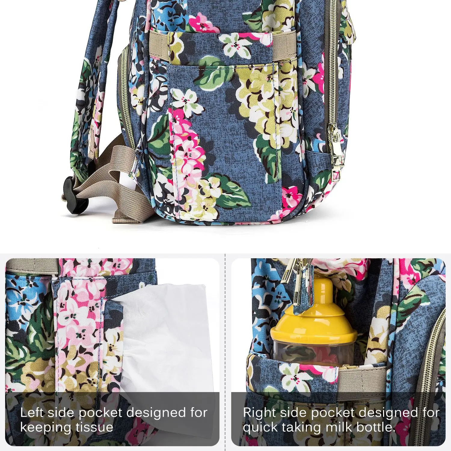 CoolBELL сумка для детских подгузников, модная сумка для мам, сумка для подгузников для мам, Большой Вместительный рюкзак для путешествий, сумка для детских колясок