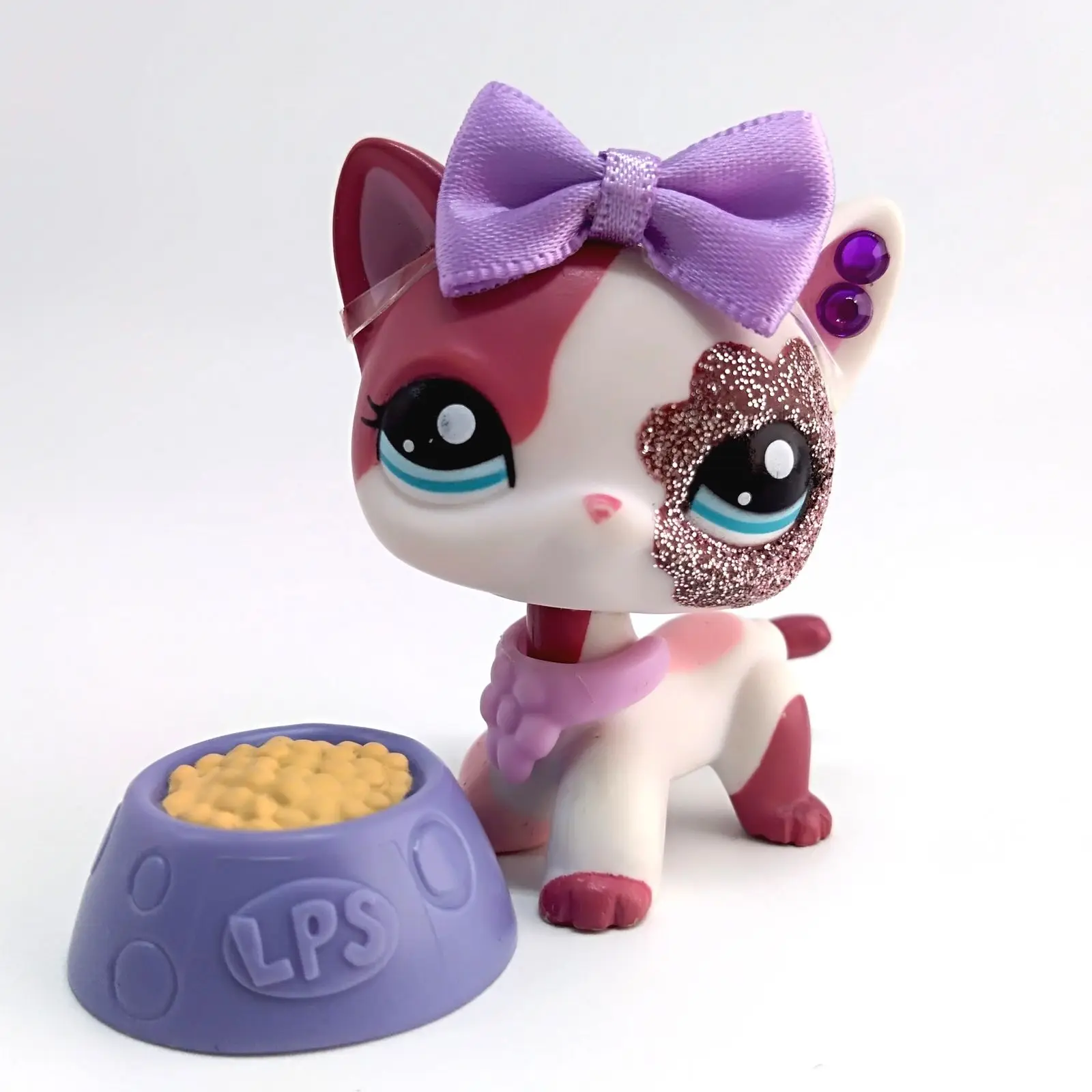 

Cartoon Animals Accessories Collar Food 4 PCS For One Short Hair Cat #2291