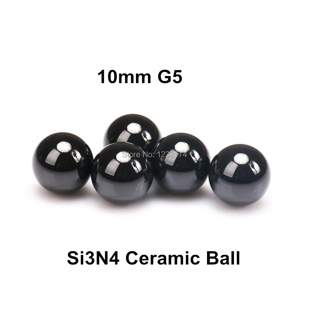 

10mm Silicon Nitride Ceramic Ball Si3N4 Grade G5 1100PCS/Lot used in Bearing,Pump,Valve ball,linear slider 10mm ceramic ball